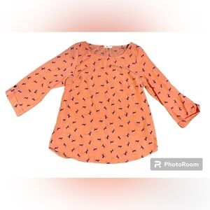 Everly Unicorn Blouse Women’s Size L